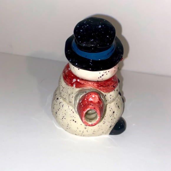 EUC Vintage Enesco Snowman creamer & Christmas Tree Sugar by Julie Ueland 1998 - Picture 11 of 11